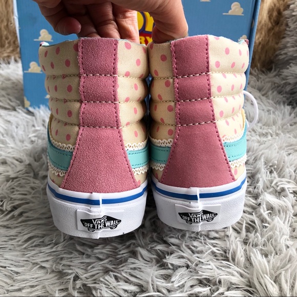 VANS x TOY STORY SK8-HI SLIM BO PEEP Pink Sneakers - Picture 5 of 8